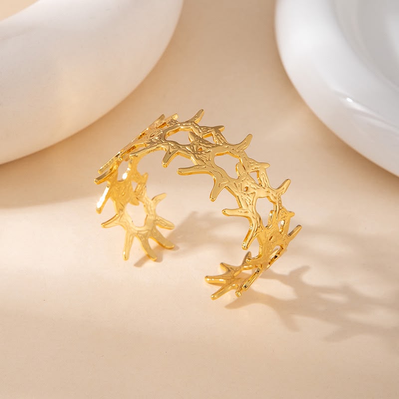 Aurelia Thorn Branch Cuff Bracelet