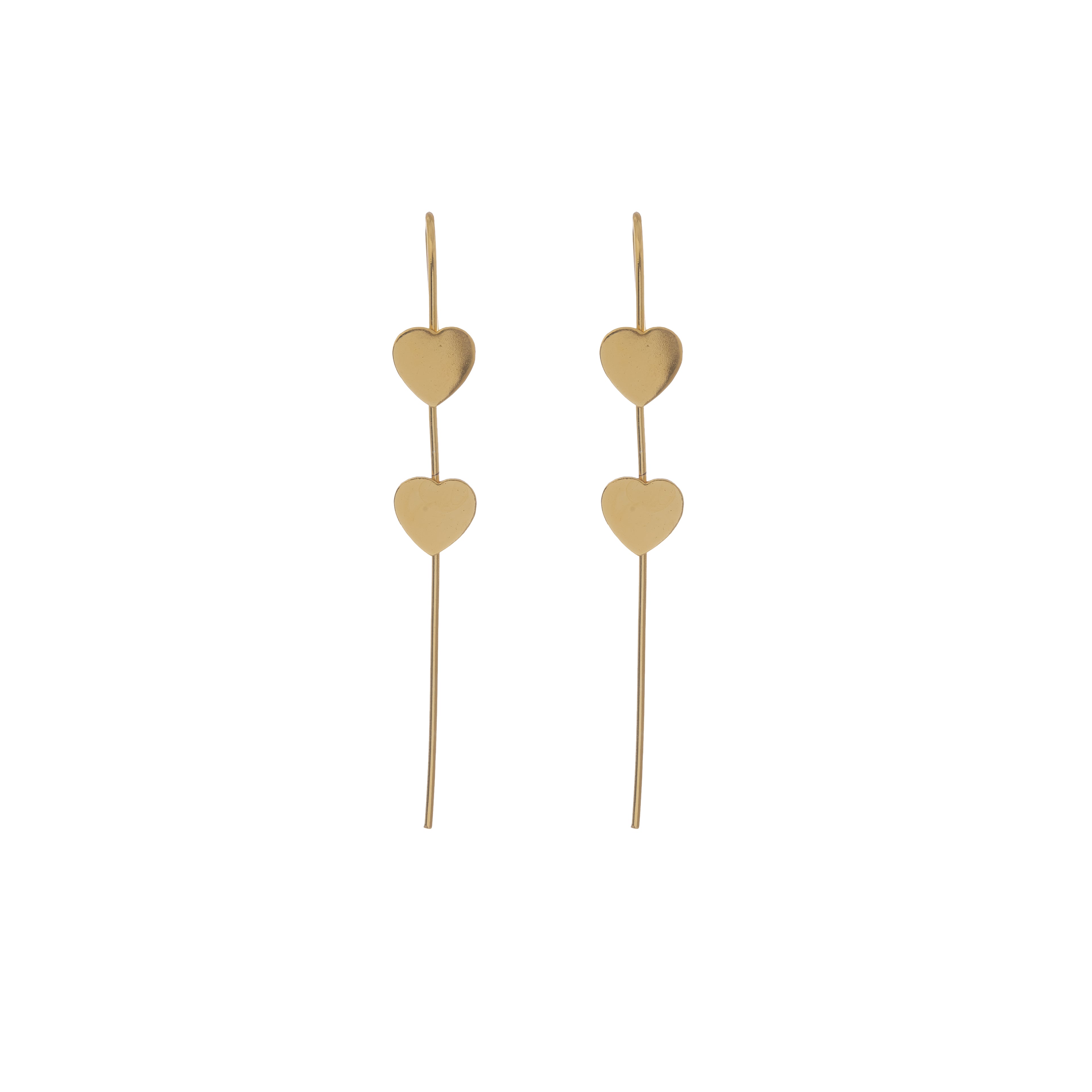 Amour Heart Threader Earrings