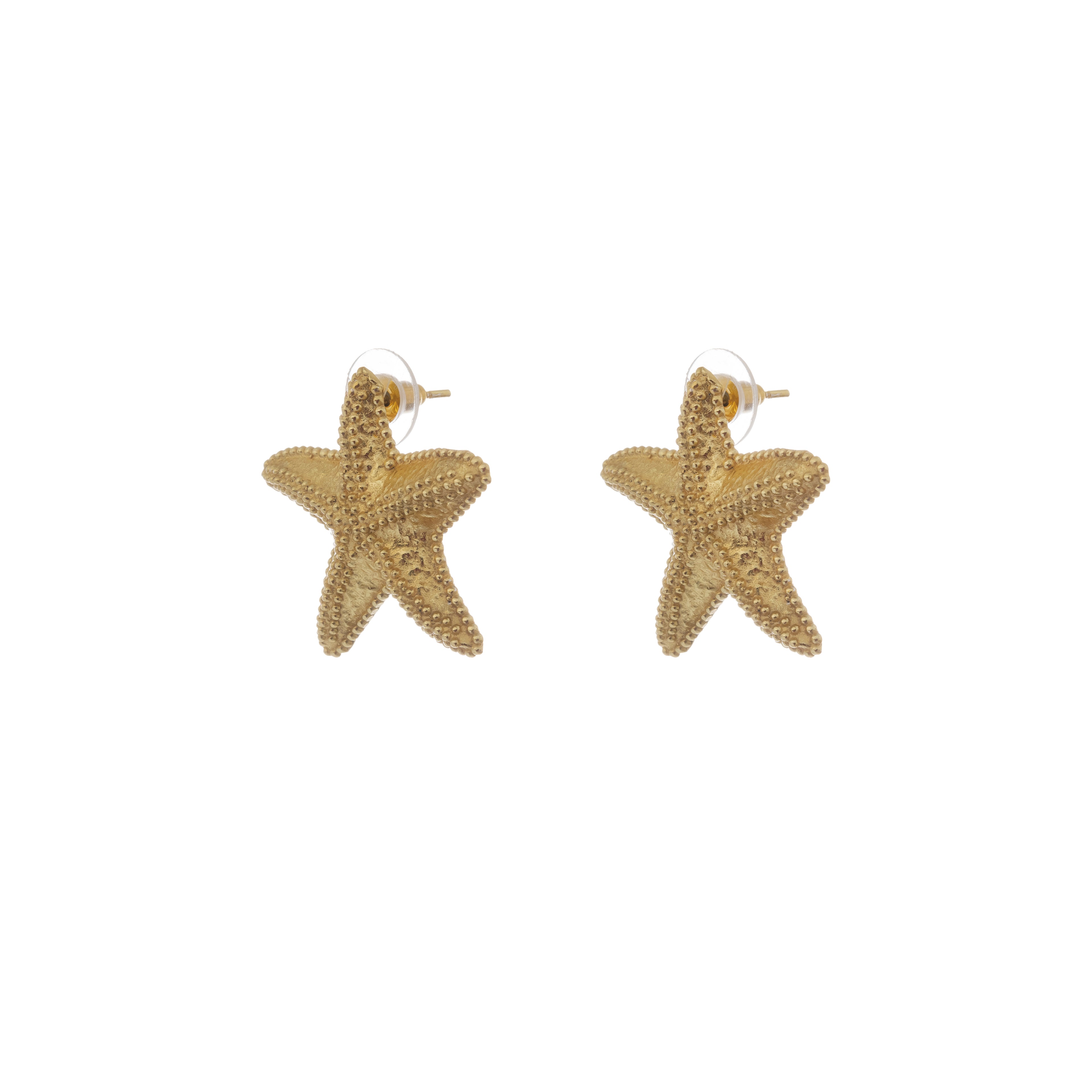 Starfish Gold Stud Earrings