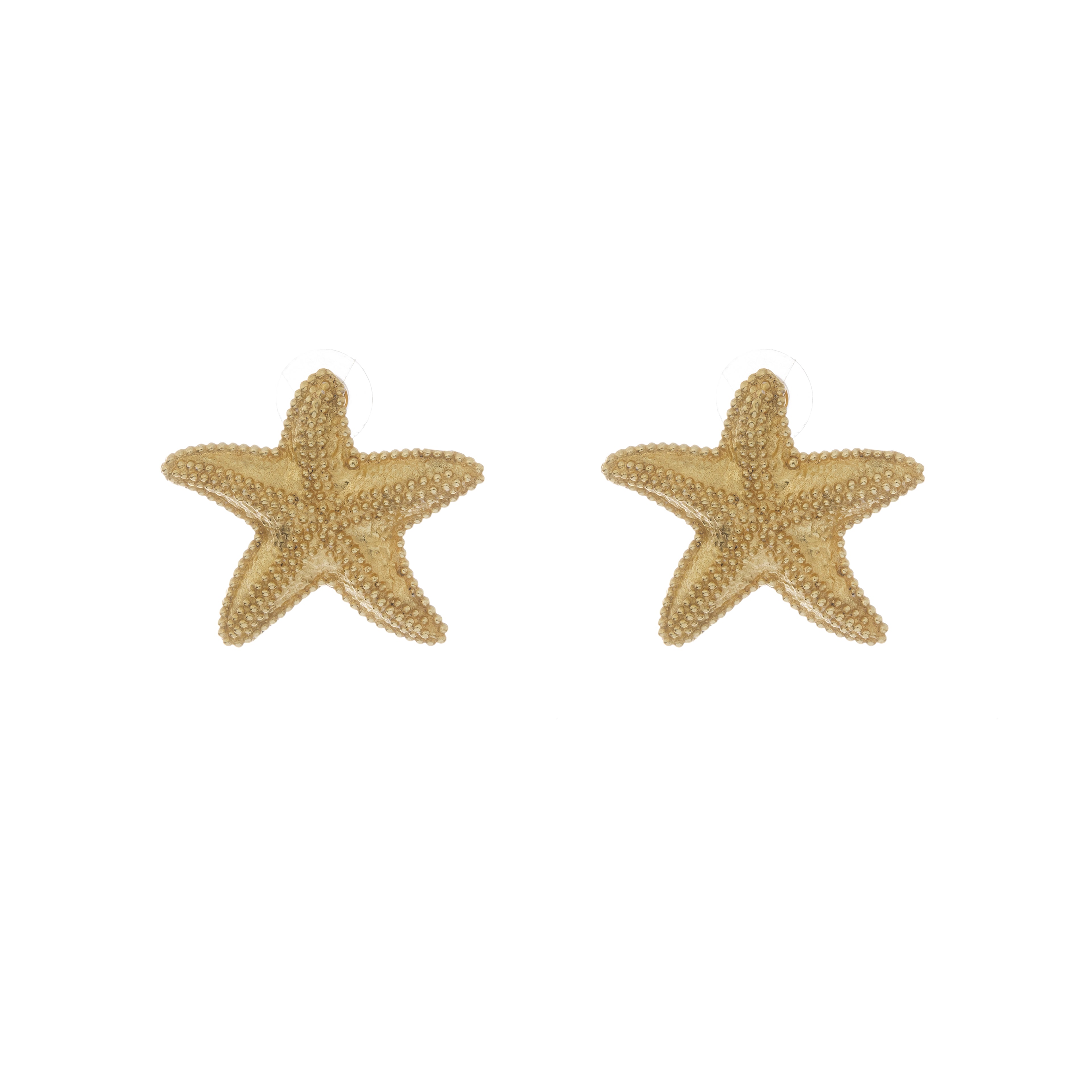 Starfish Gold Stud Earrings