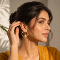 Nature's Perch Bird Hoop Earrings