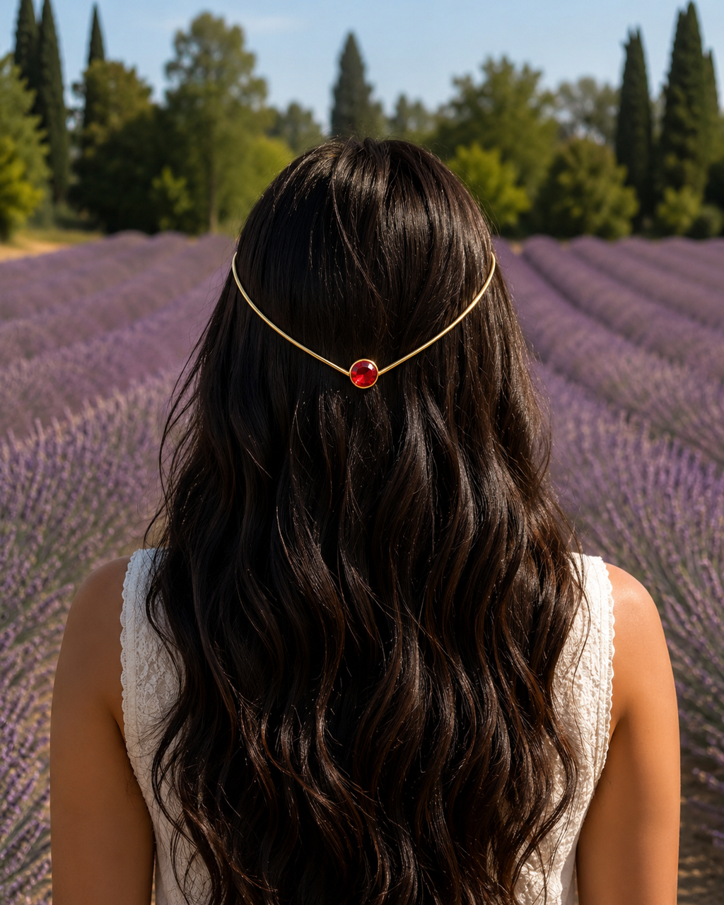 Ruby V-Cut Tiara