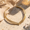 Auric V Collar Statement Necklace | Gold Finish