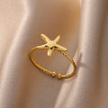 Starfish Cuff Ring
